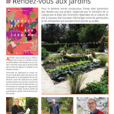 Retour sur les Rendez vous aux Jardins