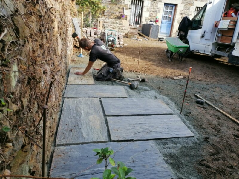 maçonnerie paysagère-Un travail de professionnes