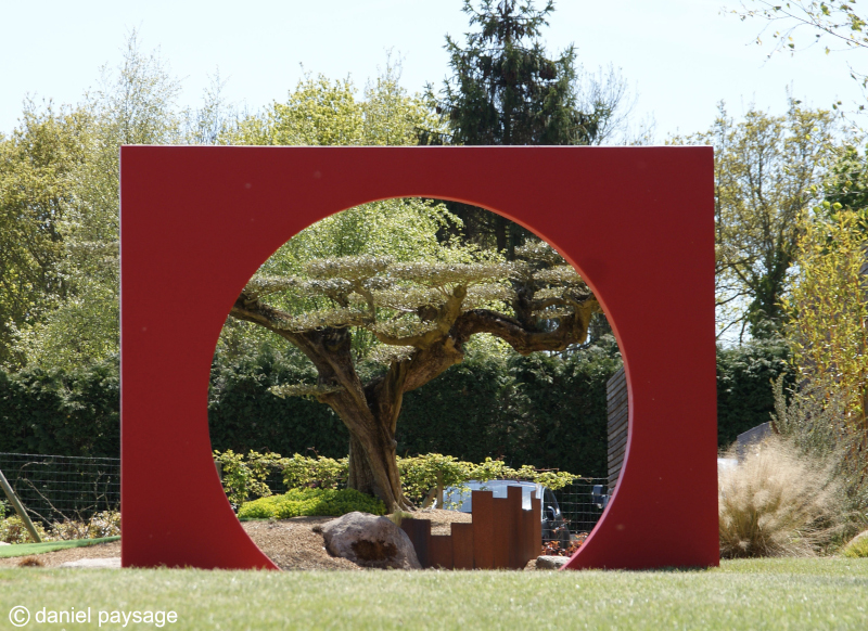 Les jardins d'exposition - figure contemporaine